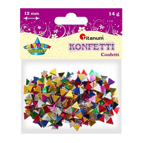 Konfetti Titanum Trójkąty, 14g